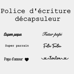 Décapsuleur personnalisable